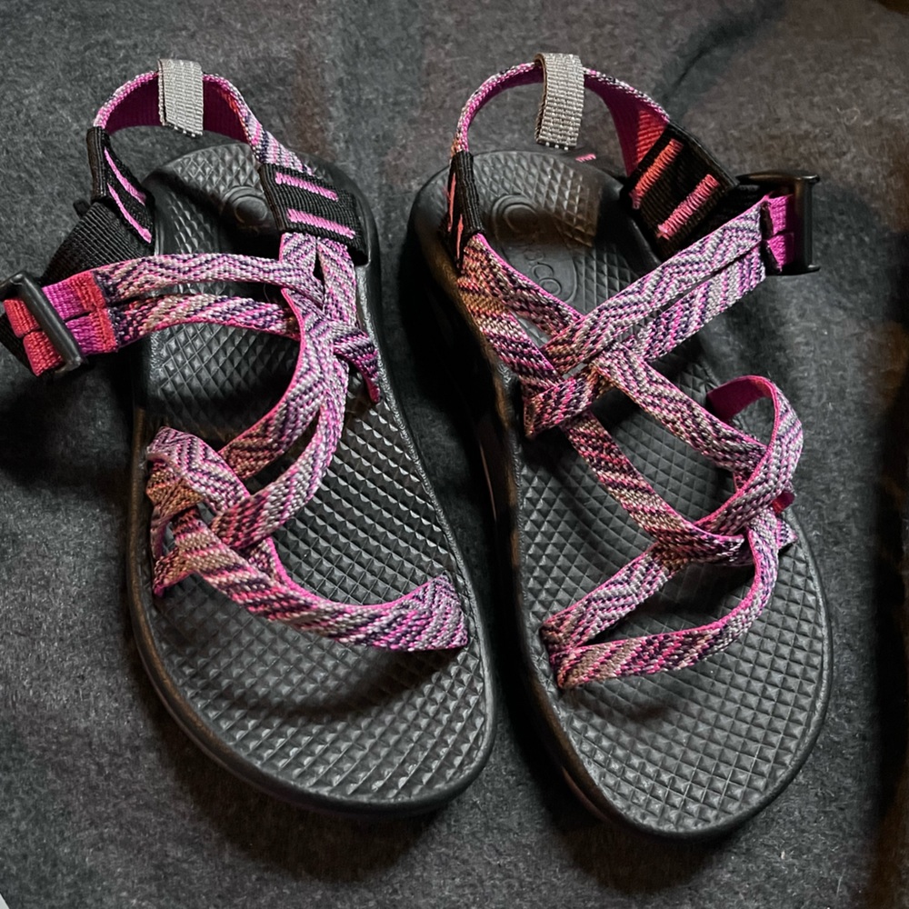 Chaco sandals, kids size 12 US, nwot pink/black/grey